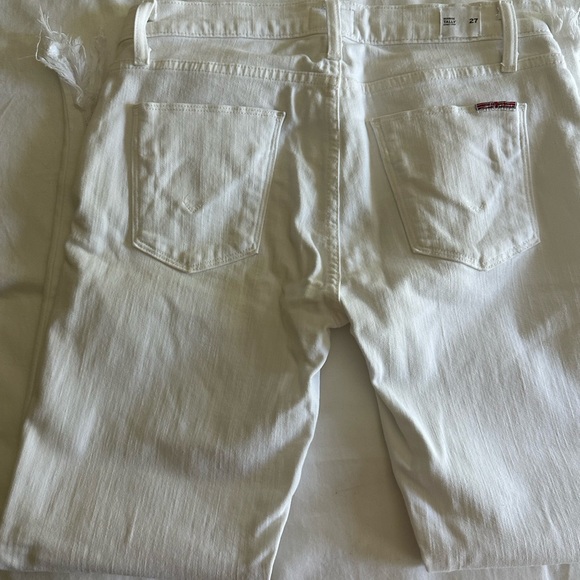 Hudson womens 27, cropped jeans, raw edge hem - Picture 6 of 6